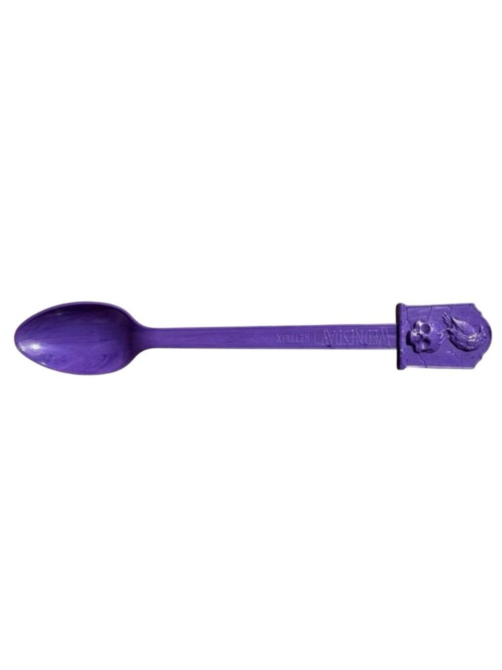 Wendys Wednesday Addams Netflix Spoon of Gloom Meal of Misfortune Purple Open